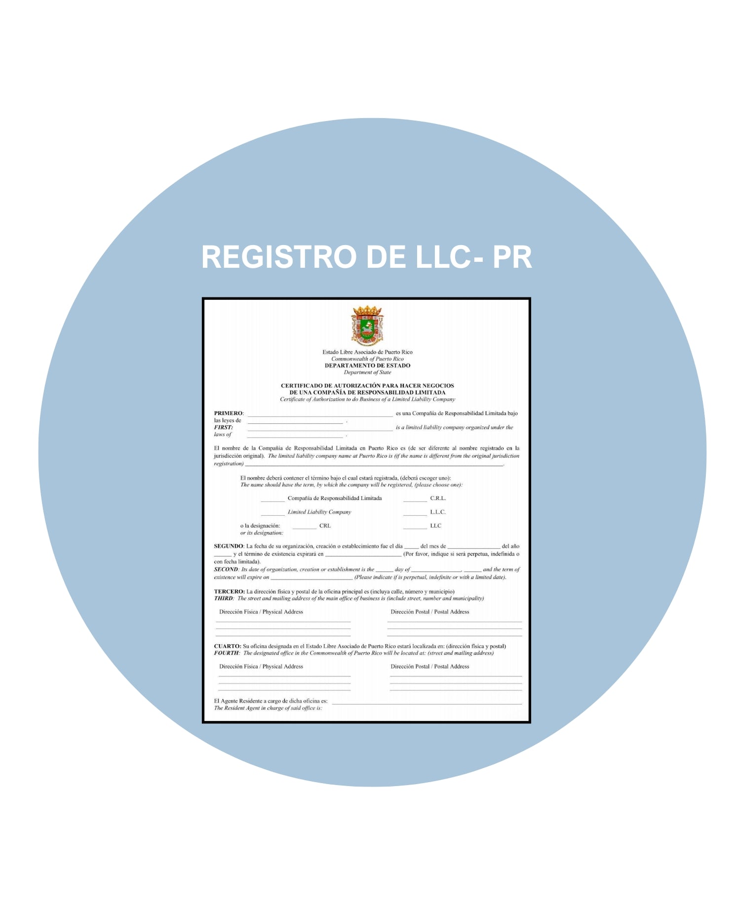 Registro de LLC- PR